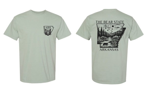 '25 ARK - The Bear State - Comfort Colors Short Sleeve Tshirts