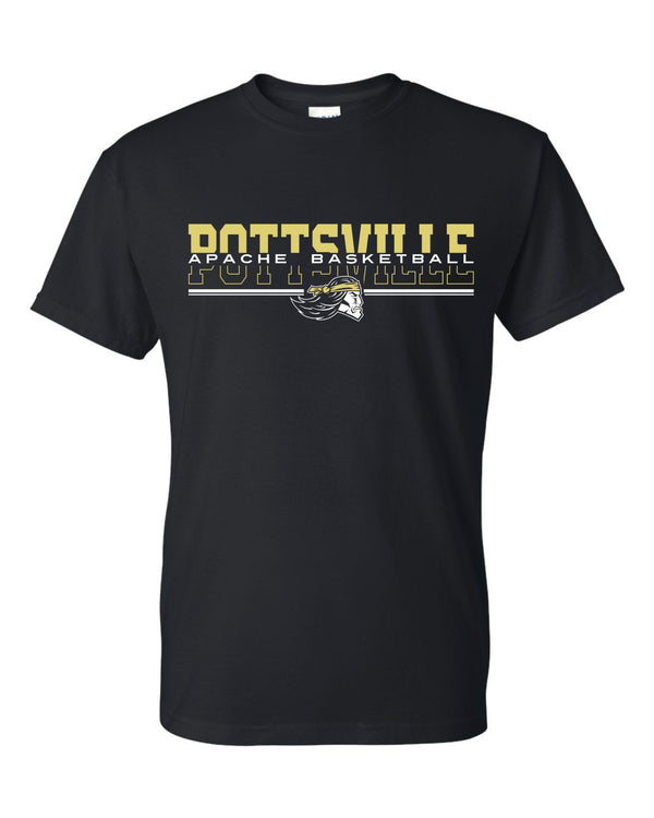 '25 Pottsville Basketball - APACHE BASKETBALL - Short & Long Sleeves