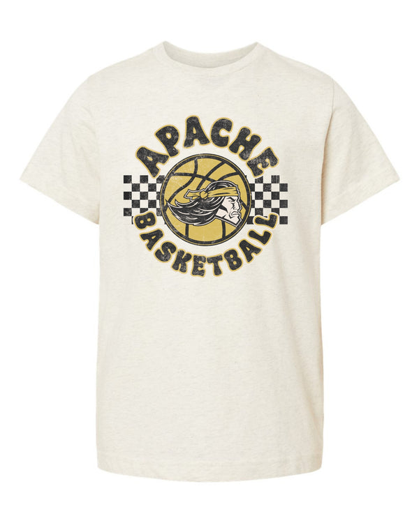 '25 Pottsville Basketball - APACHE CHECKERED BASKETBALL - YOUTH