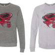 Load image into Gallery viewer, '23 Russellville Basketball - Distressed Mascot - Crewneck Sweatshirts