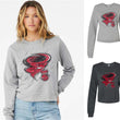 Load image into Gallery viewer, '23 Russellville Basketball - Distressed Mascot - Crewneck Sweatshirts