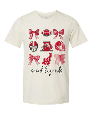 '25 Sand Lizards Bows & Football