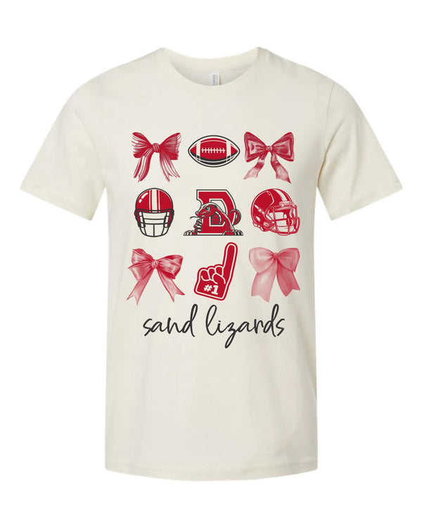'25 Sand Lizards Bows & Football