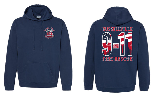 '25 Russellville Firefighter Association - 9/11 - NAVY DUTY MEMBERS ONLY