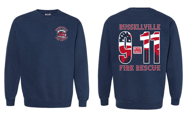 '25 Russellville Firefighter Association - 9/11 - NAVY DUTY MEMBERS ONLY
