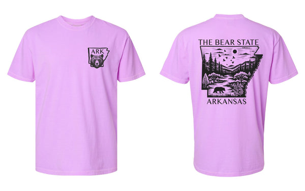 '25 ARK - The Bear State - Comfort Colors Short Sleeve Tshirts