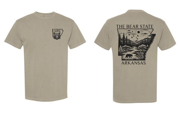 '25 ARK - The Bear State - Comfort Colors Short Sleeve Tshirts