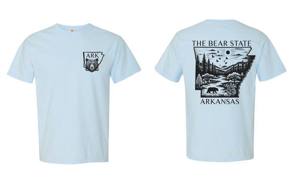 '25 ARK - The Bear State - Comfort Colors Short Sleeve Tshirts
