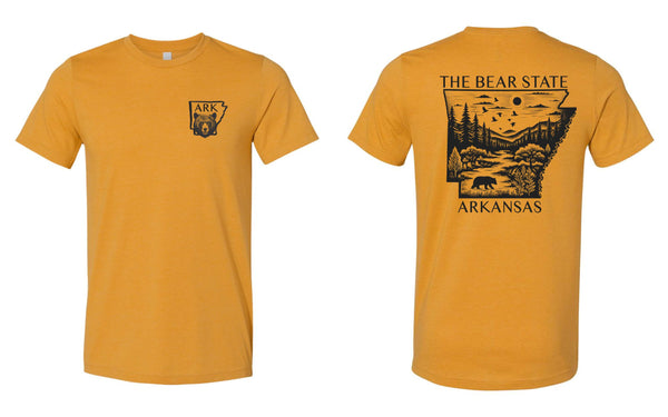 '25 ARK - The Bear State - Canvas Softstyle Short Sleeve Tshirts