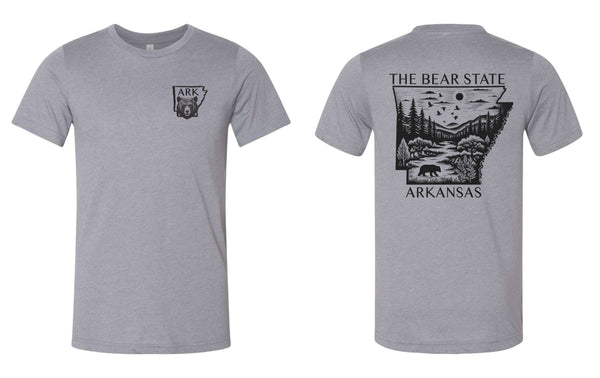 '25 ARK - The Bear State - Canvas Softstyle Short Sleeve Tshirts