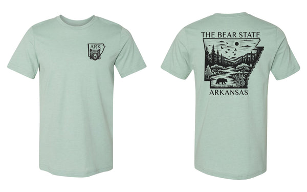 '25 ARK - The Bear State - Canvas Softstyle Short Sleeve Tshirts