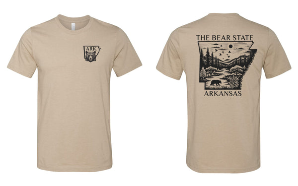 '25 ARK - The Bear State - Canvas Softstyle Short Sleeve Tshirts