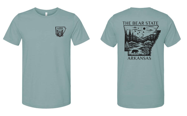 '25 ARK - The Bear State - Canvas Softstyle Short Sleeve Tshirts