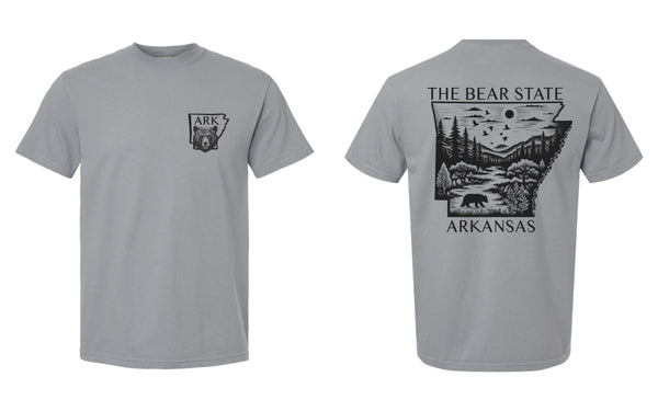 '25 ARK - The Bear State - Comfort Colors Short Sleeve Tshirts