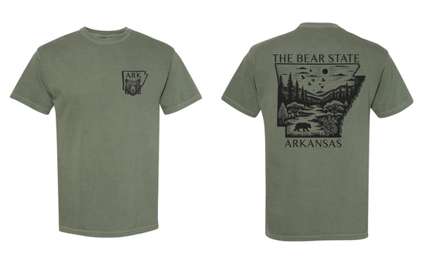 '25 ARK - The Bear State - Comfort Colors Short Sleeve Tshirts