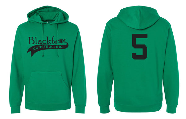 '26 DOVER - Blackfoot Construction - Garrett Steuber - Sweatshirts with Numbers