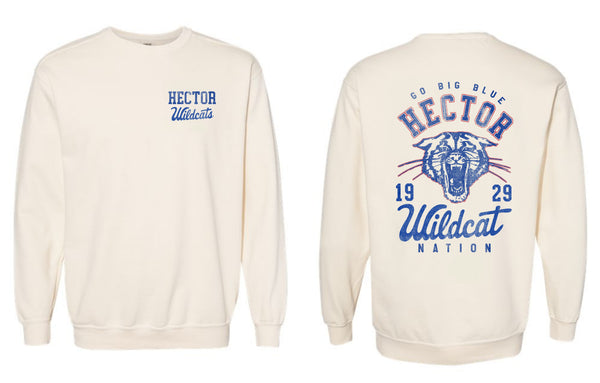 '26 Hector Athletic Booster Club - Go Big Blue - Sweatshirts