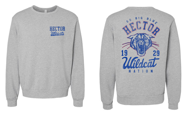 '26 Hector Athletic Booster Club - Go Big Blue - Sweatshirts