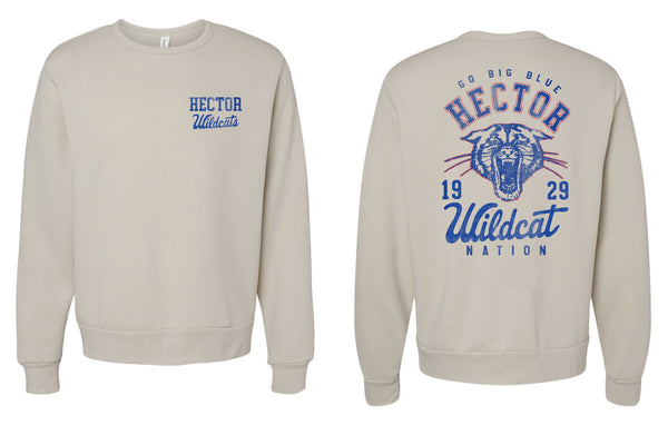 '26 Hector Athletic Booster Club - Go Big Blue - Sweatshirts