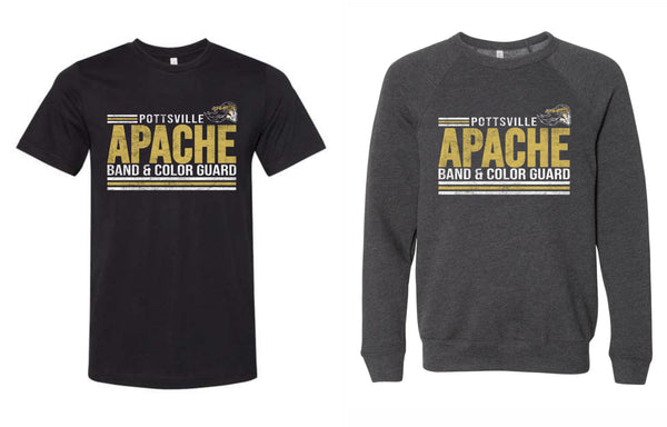 '26 Pottsville Apache Band Boosters - Stripes (Dark Colors)