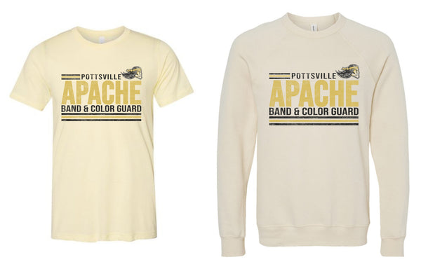 '26 Pottsville Apache Band Boosters - Stripes (Light Colors)