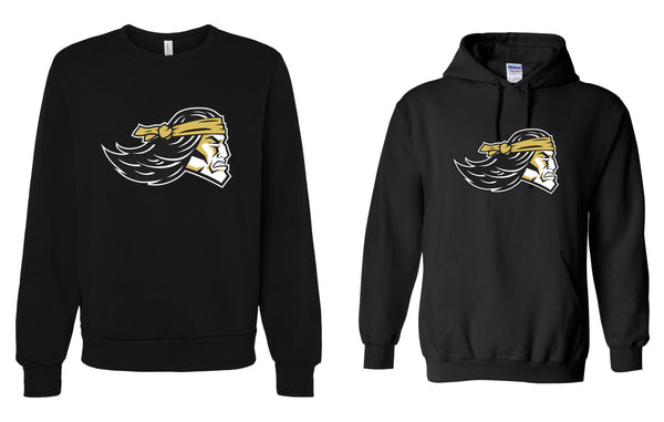 '26 Pottsville Basketball - APACHE MASCOT - Sweatshirt & Hoodies