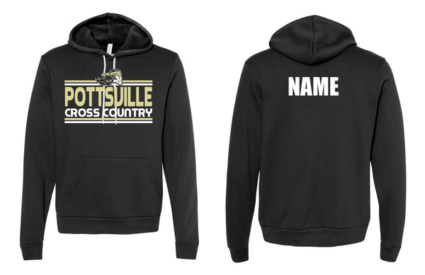 '26 Pottsville Apache Cross Country - Retro Lines - NAMES ON BACK