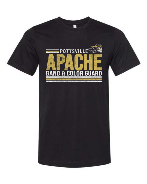 '26 Pottsville Apache Band Boosters - Stripes (Dark Colors)