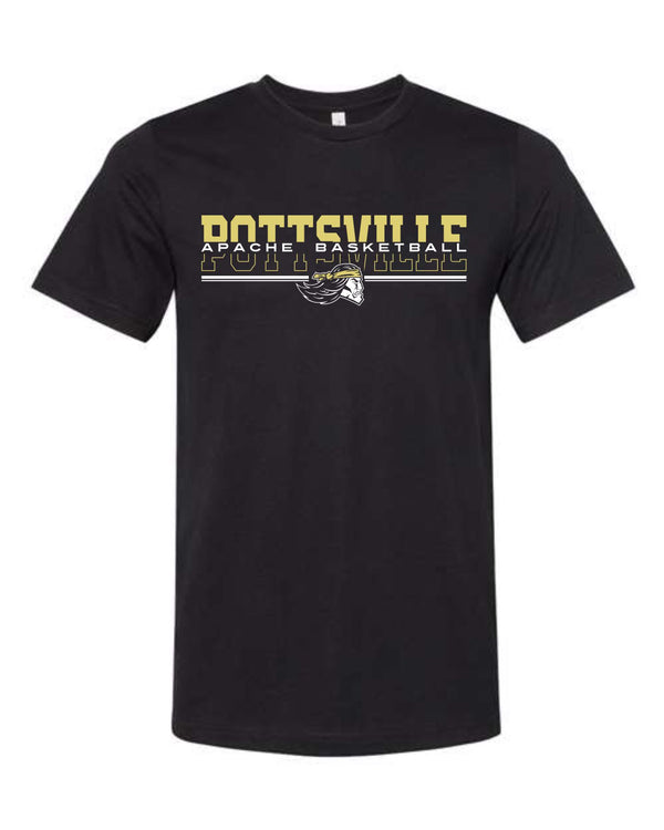 '25 Pottsville Basketball - APACHE BASKETBALL - Short & Long Sleeves