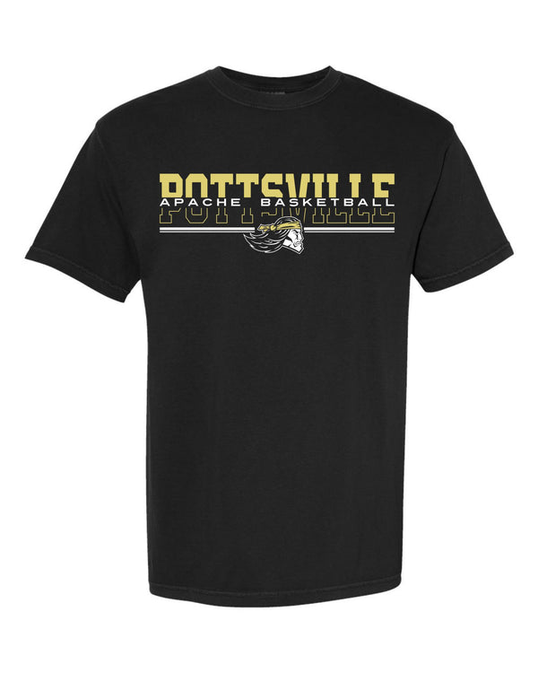 '25 Pottsville Basketball - APACHE BASKETBALL - Short & Long Sleeves