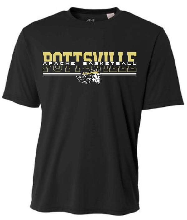 '25 Pottsville Basketball - APACHE BASKETBALL - Short & Long Sleeves