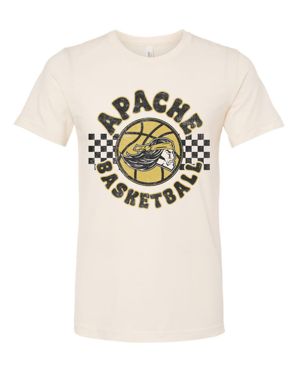 '25 Pottsville Basketball - APACHE CHECKERED BASKETBALL - ADULT