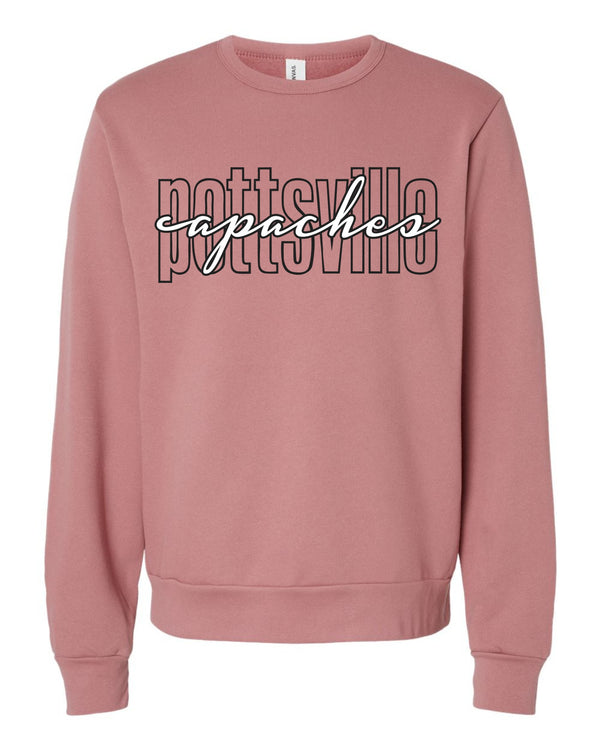 '26 Pottsville Basketball Fundraiser - Open Script - Sweatshirts
