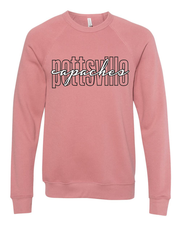 '26 Pottsville Basketball Fundraiser - Open Script - Sweatshirts