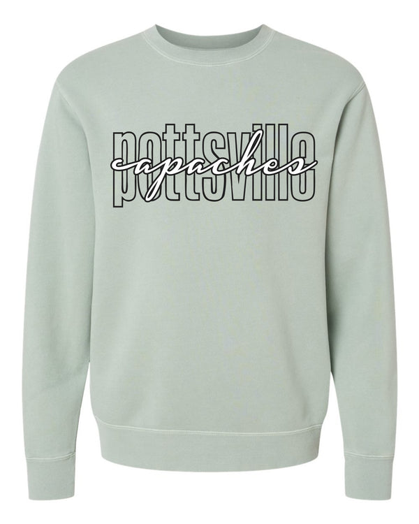 '26 Pottsville Basketball Fundraiser - Open Script - Sweatshirts