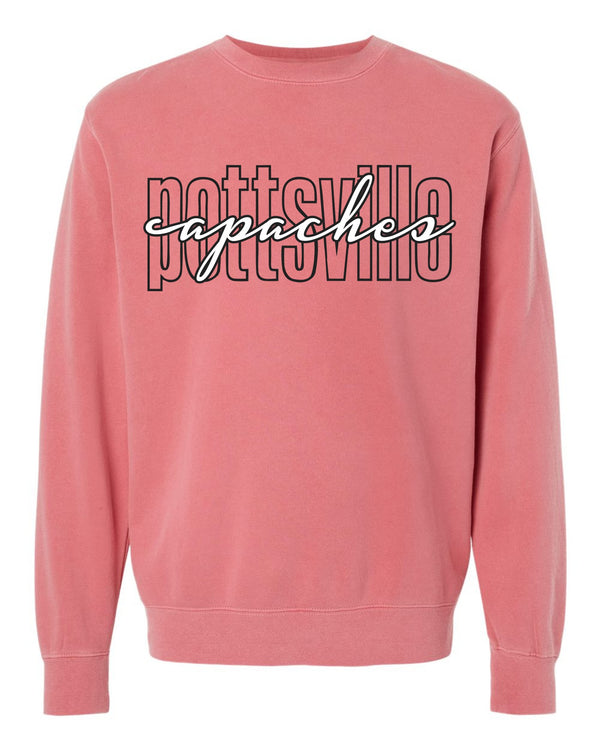 '26 Pottsville Basketball Fundraiser - Open Script - Sweatshirts