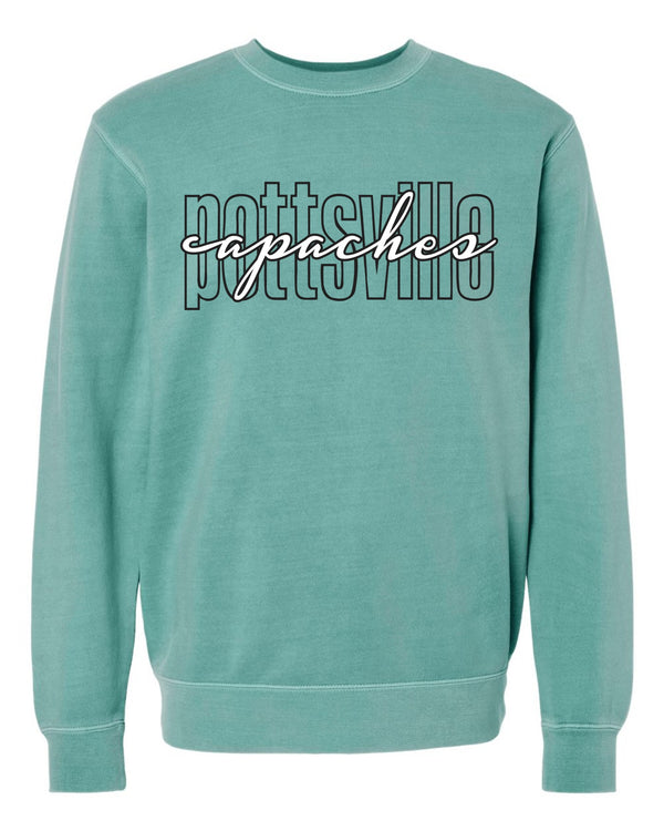 '26 Pottsville Basketball Fundraiser - Open Script - Sweatshirts