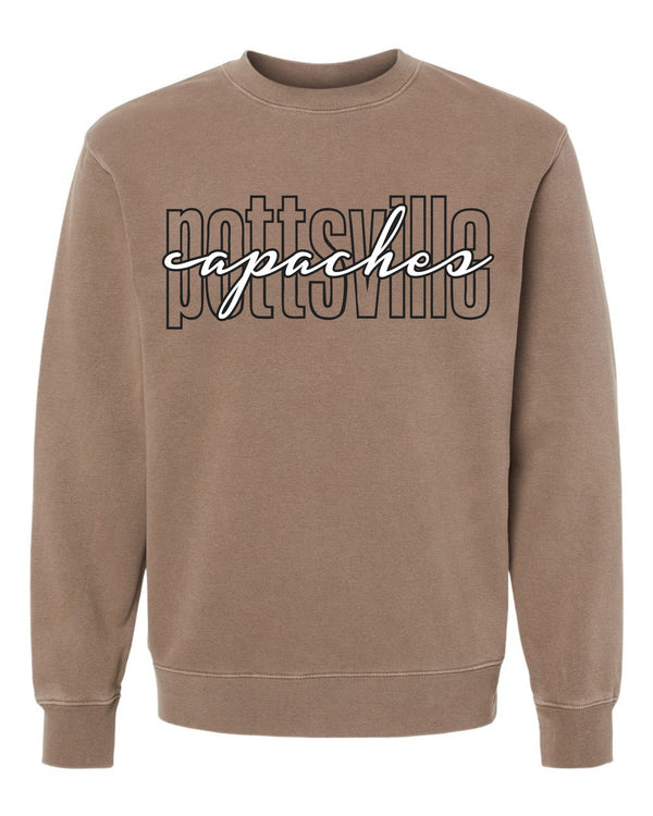 '26 Pottsville Basketball Fundraiser - Open Script - Sweatshirts