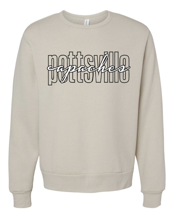 '26 Pottsville Basketball Fundraiser - Open Script - Sweatshirts