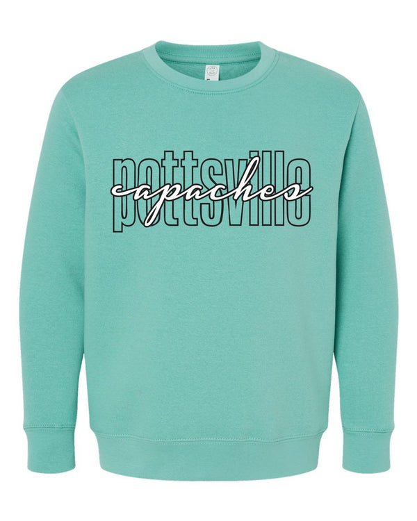 '26 Pottsville Basketball Fundraiser - Open Script - Sweatshirts