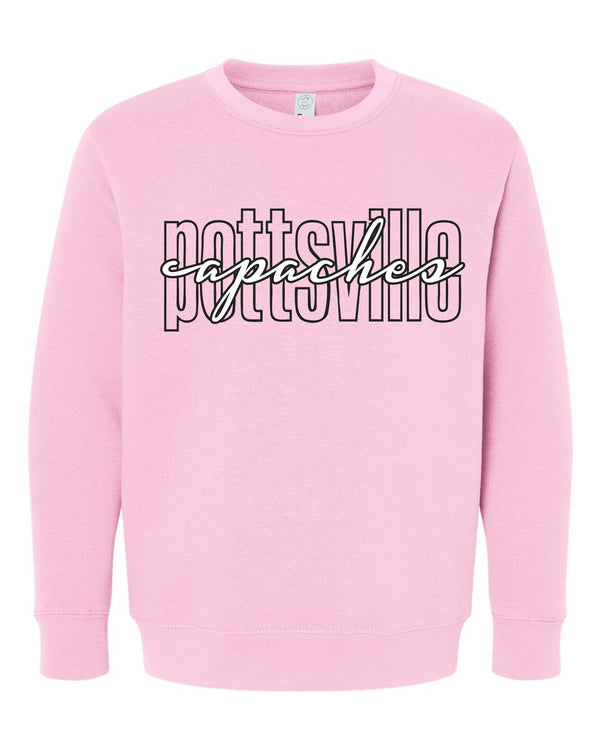 '26 Pottsville Basketball Fundraiser - Open Script - Sweatshirts