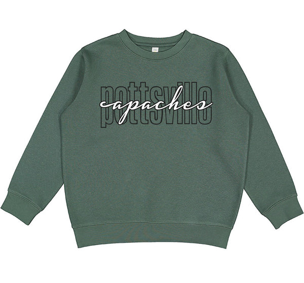 '26 Pottsville Basketball Fundraiser - Open Script - Sweatshirts