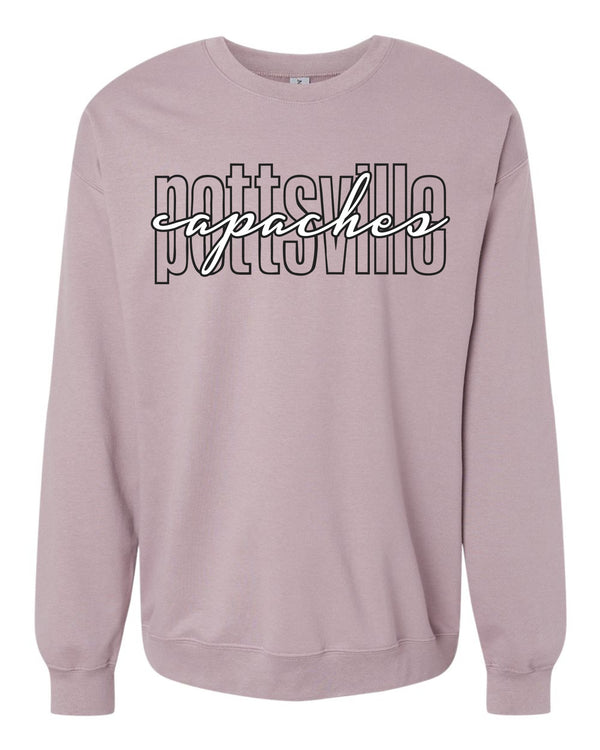 '26 Pottsville Basketball Fundraiser - Open Script - Sweatshirts