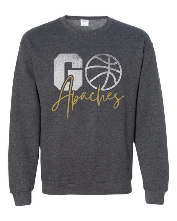 '25 POTTSVILLE BASKETBALL - Go Apaches Sweatshirts