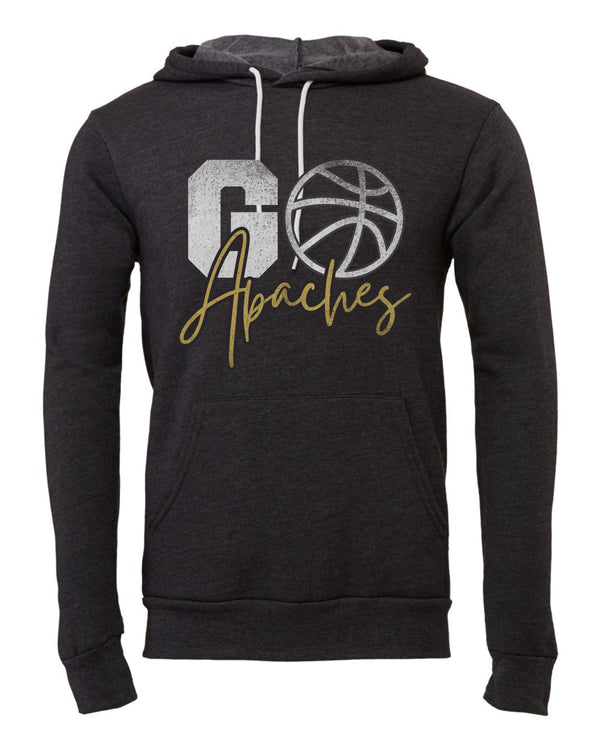 '25 POTTSVILLE BASKETBALL - Go Apaches Sweatshirts