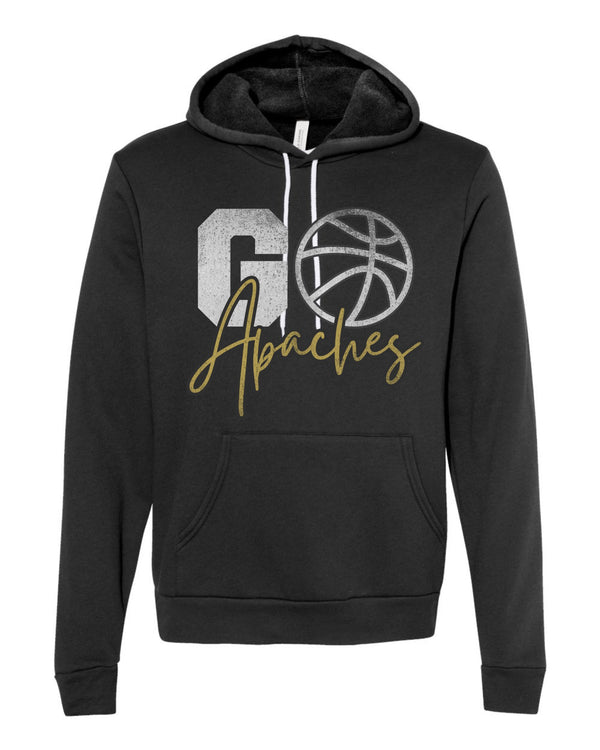 '25 POTTSVILLE BASKETBALL - Go Apaches Sweatshirts