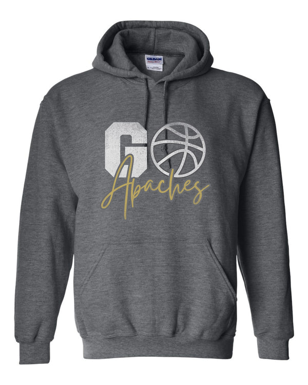 '25 POTTSVILLE BASKETBALL - Go Apaches Sweatshirts