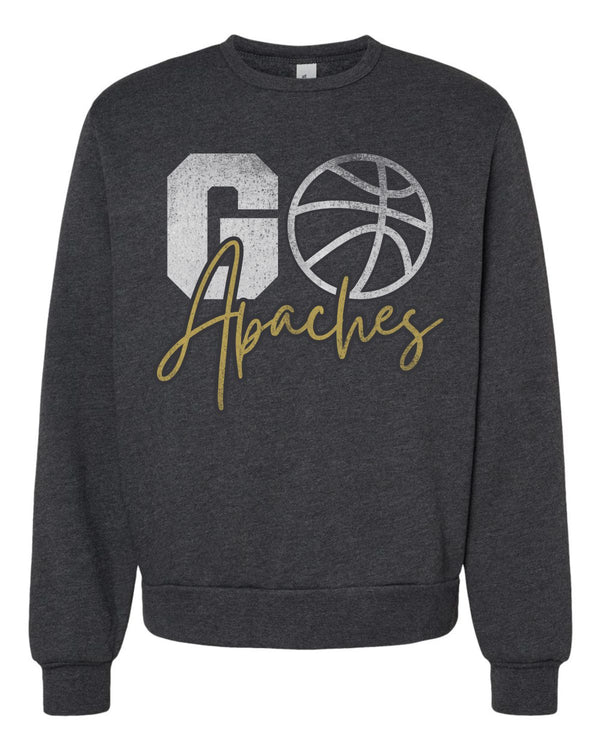 '25 POTTSVILLE BASKETBALL - Go Apaches Sweatshirts