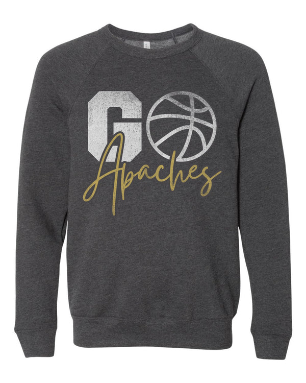 '25 POTTSVILLE BASKETBALL - Go Apaches Sweatshirts