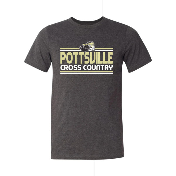 '26 Pottsville Apache Cross Country - Retro Lines